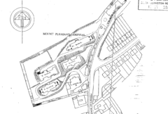 Layout of Mount Pleasant Hospital in 1966